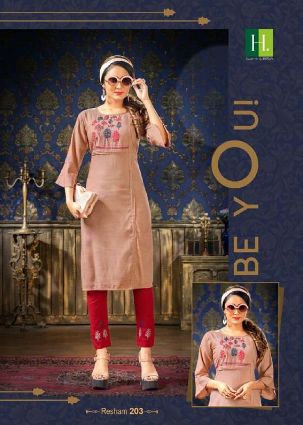 Hirwa Resham Vol 2 Silk Designer Exclusive Kurti pent collection